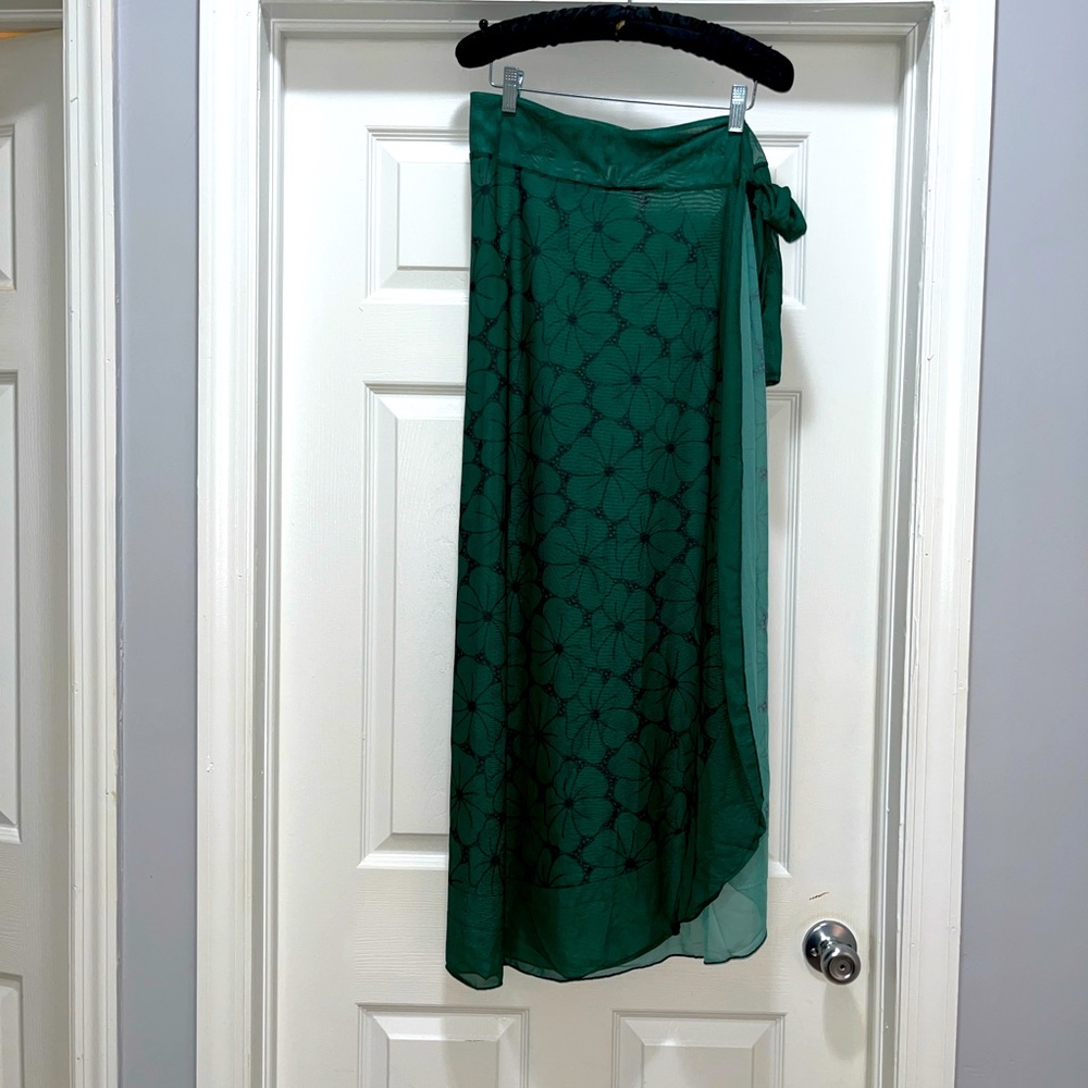 Floral sheer sarong